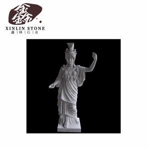 Adornos para exteriores <span class=keywords><strong>Personas</strong></span> <span class=keywords><strong>famosas</strong></span> Tamaño real Mármol blanco Piedra natural Estatua <span class=keywords><strong>de</strong></span> piedra tallada en piedra Escultura a la venta - Product Image 3
