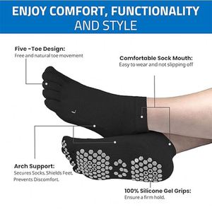 Calcetines Deportivos con Agarre Antideslizante para Pilates, Gimnasio en Casa - Product Image 4