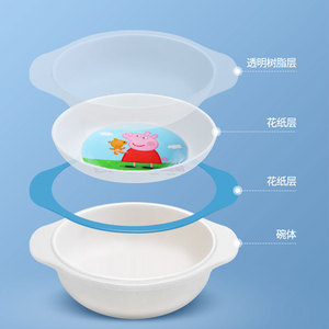 Peppa Pig Melamine Kids Bowl Cartoon Design Bpa Free Food Grade Round Shape - Product Image 1