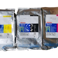 Encre de sublimation SB610, flacon de 1000 ml avec 4 couleurs, encre de sublimation par transfert thermique Mimaki japonaise 2000 ml/2 L SB610 en pack pour imprimante TS55