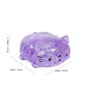 Juguete Antiestrés de Maltosa de Gato Pequeño Xiaohongshu, el Más Vendido al por Mayor para Aliviar el Estrés y Aliviar el Aburrimiento, Bola de Maltosa de Tiempo Lento para Aliviar el Estrés - Product Image 5