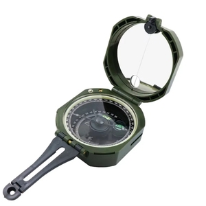 Brújula de tránsito prismática magnética portátil de alta calidad, brújula de orientación impermeable para geología, puntero de senderismo - Product Image 1