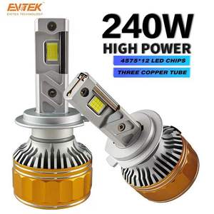 Bombillas LED para Faros Delanteros de Automóvil OEM ODM N11 24000lm 240w H1 H4 H7 H11 9005 9006, Kit de Faros Delanteros LED para Automóvil 6500k, el Mejor Kit de Faros Delanteros LED para Automóvil - Product Image 1