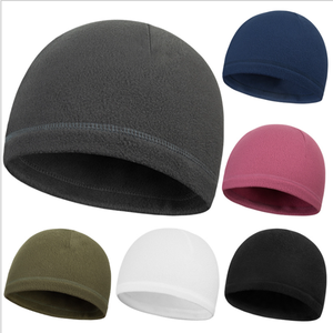 หมวกฟลีซสองด้านกันลมอุ่น DFRC01 สีเขียว สำหรับขายส่ง เหมาะสำหรับฤดูใบไม้ร่วงและฤดูหนาว ลายแตงโม ใช้ได้กับการปั่นจักรยานและเป็นหมวกซับในได้ - Product Image 2