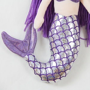 ตุ๊กตาผ้าคอตตอน PP แบบนุ่มนางเงือกของเล่นจากโรงงานในจีน - Product Image 5