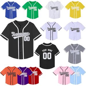 Camiseta de béisbol personalizada para niños, uniforme deportivo personalizado para niños y niñas, camisa roja sublimada que absorbe la humedad, nombre del equipo y número - Product Image 2