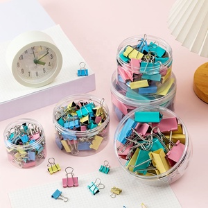Clips de reliure de bouledogue en métal coloré de 15mm pour l'usage de bureau papeterie de bureau et papier de document attache de document de bureau - Product Image 4