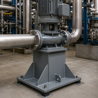 Base de pompe en acier inoxydable personnalisée OEM ISO9001 |   Fabrication robotisée robuste et soudée, anti-corrosion, pour le pompage de fluides