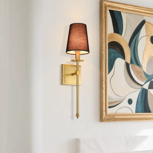 Lampada <span class=keywords><strong>da</strong></span> <span class=keywords><strong>Parete</strong></span> Moderna in Ottone Dorato ETL Designer per Camera <span class=keywords><strong>da</strong></span> Letto, Soggiorno e Hotel - Product Image 3