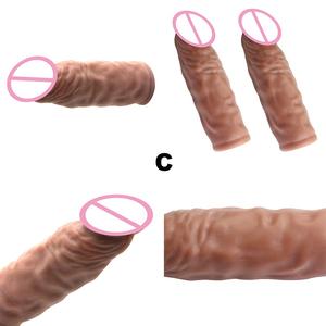 Мягкая секс-игрушка с шипами, нейлоновый удлинитель для пениса, фаллоимитатор - Product Image 3