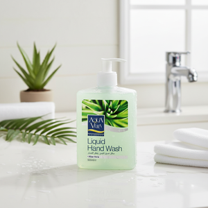 Jabón de Manos AquaVera 500 ml a Base de Productos Químicos, Líquido Antiséptico con Aloe Vera, Ingredientes SLS, Certificado ISO 9001 GMP, Limpieza Básica para Adultos - Product Image 3