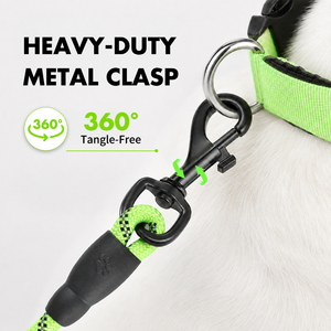 Strong Sturdy Comfortable Durable <strong>Dog</strong> Slip <strong>Rope</strong> Leash With Ribbons Premium Quality Nylon Reflective Mountain Climbing Lead - Product Image 2