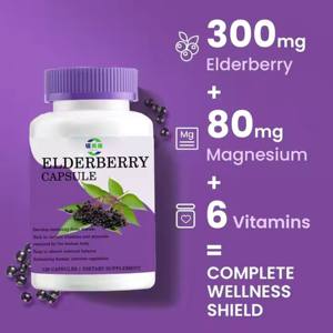 Le capsule di sambuco di Formula forte nove in uno più vendute migliorano l'immunità e assorbono l'equilibrio dei nutrienti - Product Image 3