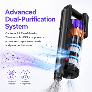 Aspirateur balai sans fil PV35MAX 40Kpa avec écran LED et brosse anti-emmêlement pour la maison, les poils d'animaux et les tapis - Product Image 5