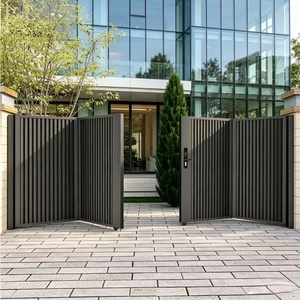 <span class=keywords><strong>Portail</strong></span> Coulissant Intelligent de Luxe en Aluminium, Modélisation 3D, Étanche, Écologique, Automatique, pour Allées de Villas, Jardins et Garages, Garantie 5 Ans - Product Image 1