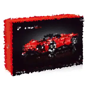 50003 3778 teile/satz Technische Ferraried Daytona SP3 42143 Supercar Baustein Sportwagen Spielzeug Für Jungen Mädchen Kinder Geburtstags geschenk