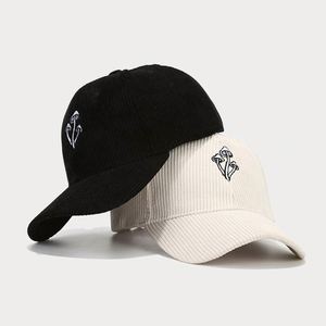 New Three Piece Mushroom Embroidered Corduroy Women's Baseball <b>Hats</b> With Sun protection Outdoor Travel Snapback Caps <b>for</b> Men - Product Image 4