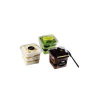 Transparent einweg klar kunststoff cupcake boxen container