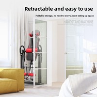 Table d'inversion mécanique en acier pour usage domestique, outil de fitness pour le soulagement des douleurs cervicales et lombaires, machine d'étirement du dos