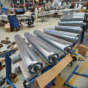 맞춤형 언로드 드럼 라인 25/32/38/50/60mm 스테인레스 스틸 롤러 호텔 교통용 비 전력 롤러 새로운 조건 - Product Image 5