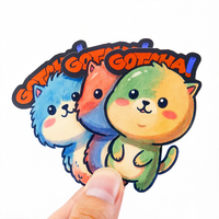 Paquete de Pegatinas de Arte Graffiti Resistentes a los Rayos UV y a la Intemperie, Impresión de Etiquetas Adhesivas Personalizadas, Pegatinas de Vinilo PVC Duraderas Cortadas a Troquel