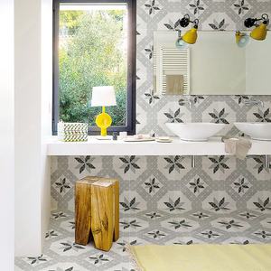 Hotel ristorante progetto doccia pavimento bagno cucina parete Backsplash 2 "ceramica verde opaco Mix triangolo mosaico geometrico - Product Image 4