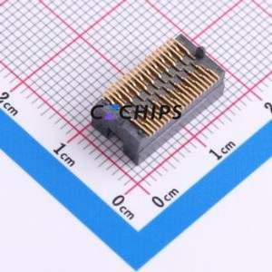 TOLC-110-02-L-Q-A Wire-to-Board Pin Header SMD Connector Vertical Mount 4 1.27mm Phosphor Bronze - Product Image 2