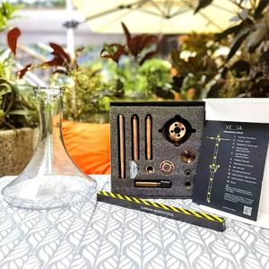 Ensemble de narguilé allemand original Vyro Versa One en acier inoxydable narguilé d'intérieur de qualité supérieure bar-restaurant narguilé de voyage fumée Shisha - Product Image 5
