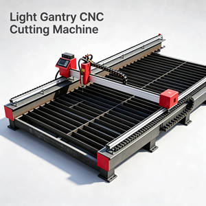 Machine de découpe CNC à portique léger, machine de découpe plasma CNC abordable pour le traitement des tôles métalliques - Product Image 1