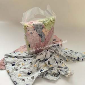 Trapos de Limpieza Industriales de Algodón 100%, Trapos de Tela de Colores Mezclados Claros, Absorbentes de Agua y Aceite X - Product Image 1