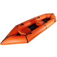 Packraft TPU 300CM Logo Personnalisé Sans Colle Soudé-Technologie Écologique TPU Gonflable 2 Personnes Kayak