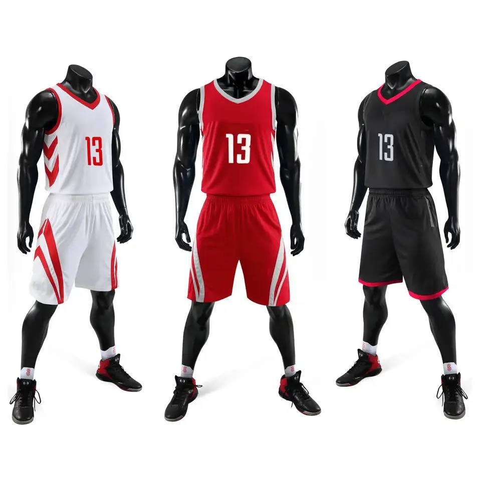 Coole personal isierte Jugend-Basketball-Uniformen Design Farbe Rot Basketball-Trikot-Uniform