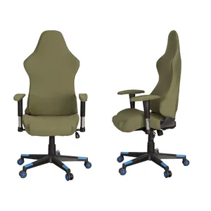 JHY offerta speciale all'ingrosso a buon mercato spandex salvia verde coprisedia coprisedie per sedie con braccioli