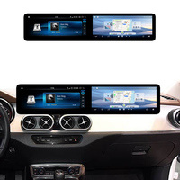 Appareil de navigation GPS pour voiture de 25,6 pouces, autoradio, écran plat, autoradio multimédia, lecteur DVD pour Mercedes Classe X 18-24