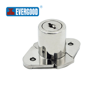 EVERGOOD 106 Fabriqué Haute Sécurité Cadenas de Tiroir Fer + Alliage de Zinc Serrure de Classeur Quincaillerie de Meubles Serrure de Tiroir