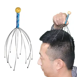 Wholesale Scalp Massager For Stress Relief Head Body Relaxing Octopus Handheld Head Massager