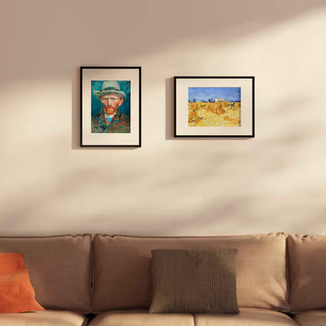 4 7.3 13.3 28.5 Inch Color E Paper Canvas E-ink Frame Display Paper Like Art Digital E Ink Photo Frame for Homeuse Exhibition
