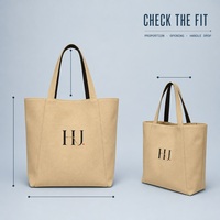 Sac fourre-tout en toile personnalisé de grande taille, sac de shopping pour cosmétiques, recyclable, avec logo imprimé, design à lettres, poche zippée, portable