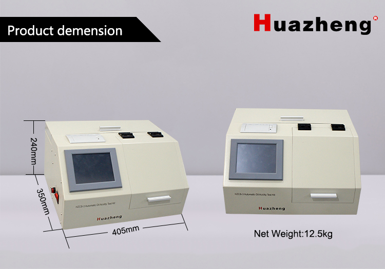 Huazheng Điện Sản Phẩm Dầu Khí Giá Trị Axit Khảo Sát Meter Tổng Số Axit Tan Axit Thử Nghiệm Kit Astm D974