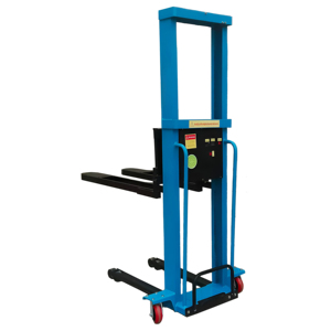 Truk dipasang jiggyback Forklift 1 T Portable otomatis Forklift listrik bongkar muat mengangkat truk pengangkut susun - Product Image 1