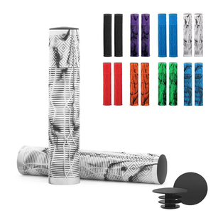 Poignées de vélo YOUME 160 mm pour guidons de scooter, BMX, <span class=keywords><strong>VTT</strong></span> de 22,2 mm – Revêtement antidérapant en caoutchouc souple pour guidon de vélo - Product Image 1