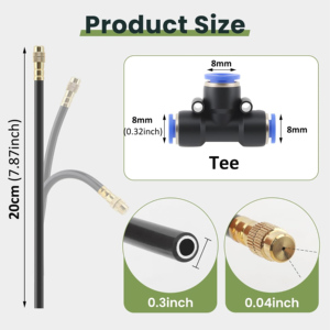 Irrigation Kit Automatic <b>Timer</b> Watering System 360 Degree Adjustable Sprinklers Quick Connect Tubing Fittings Garden Lawn - Product Image 4