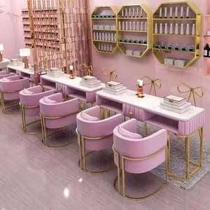 Nuevo Conjunto de Mesa y Silla para Manicura, Mesa de Uñas Multifuncional, Muebles para Salón de Belleza - Product Image 5