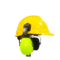 Protège-oreilles montés sur casque de chantier pour la protection auditive contre le bruit, pour travaux de construction