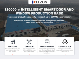 ประตูบานพับ DEEZON AS2047 รุ่น Moder  ประตูสแตนเลสพร้อมมุ้งลวดกระจกนิรภัย Low-E  ประตูพับอะลูมิเนียมกันน้ำสำหรับบ้านพักตากอากาศ - Product Image 6