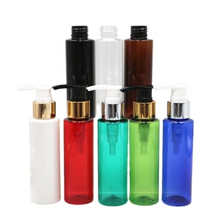 100ml cylinder plastic spray bottle/lotion bottle/cosmetic container with screw pump