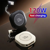 Accessoires pour téléphone portable rétractables 120W 4 en 1 Chargeur de téléphone rétractable en gros Câble de données USB C de type C
