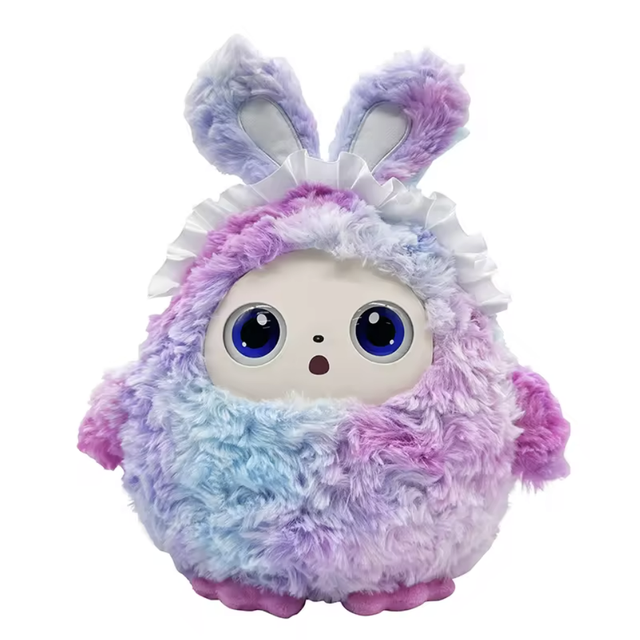 Jopark AI Smart Plush Robot Toys Real-Time Voice Interactive LED Eyes, Kids' Learning & Emotional Companion Doll (Ages 3+)