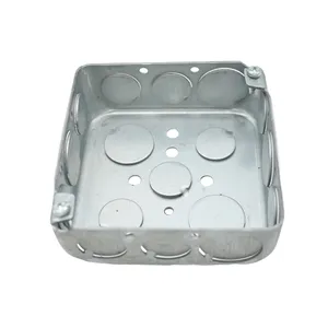 Hot Sale 4" Square Electrical Wall Mounting Box With Conduit Fittings