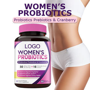 Cápsulas de Probióticos Personalizadas OEM ODM para Mujeres, Marca Privada, Suplemento de Cápsulas Prebióticas y Probióticas - Product Image 1